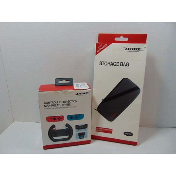 Do + Be Other - Dobe N-Switch Case and 2 Controller Manipulate (Steering) Wheel - New Open Box -
